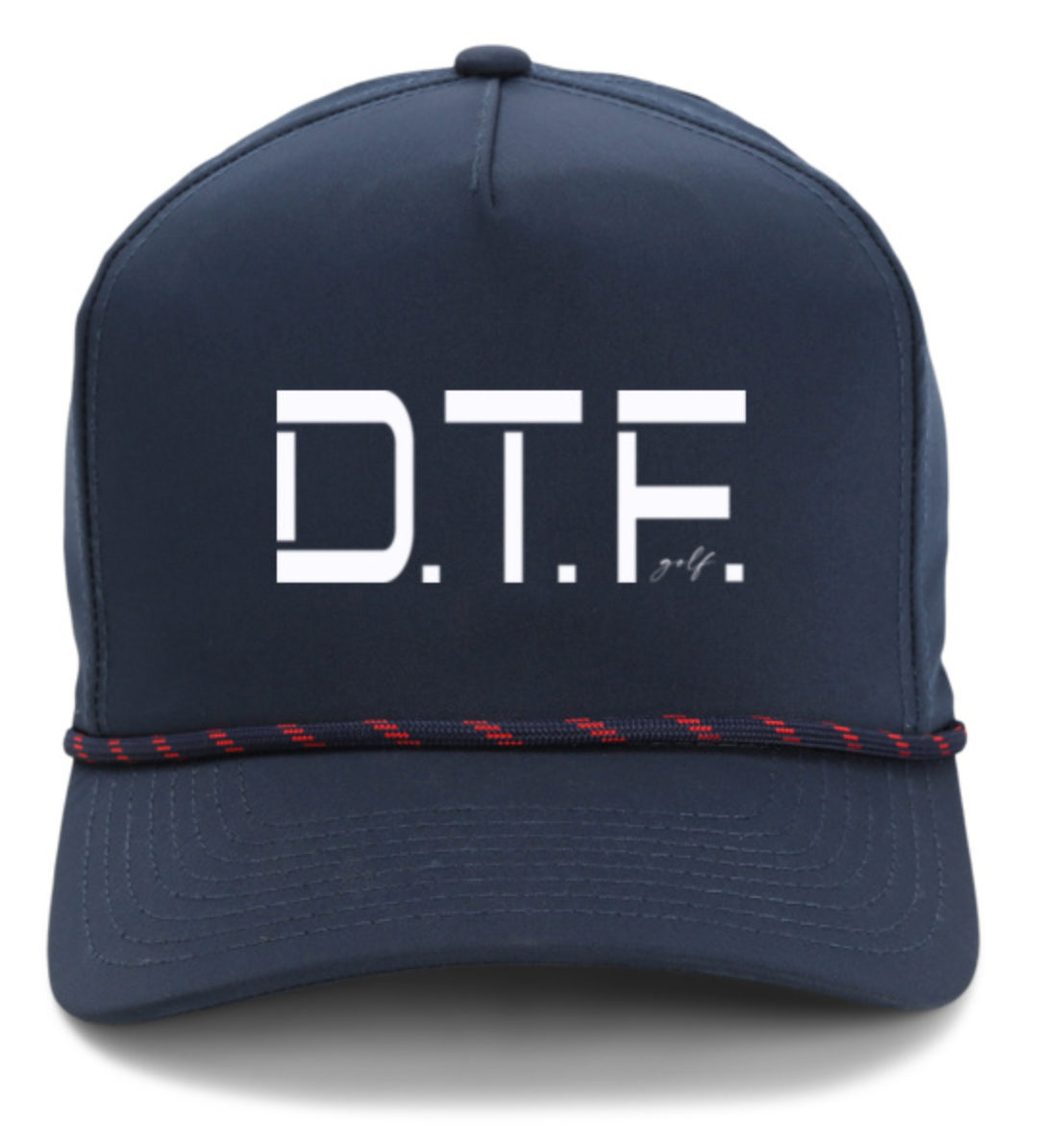 D.T.F. - Navy Red Rope Hat