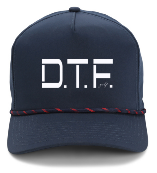 D.T.F. - Navy Red Rope Hat