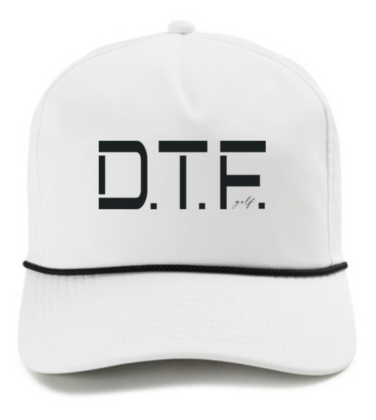 Down The Fairway - White Rope Hat